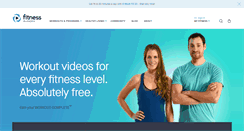 Desktop Screenshot of fitnessblender.com